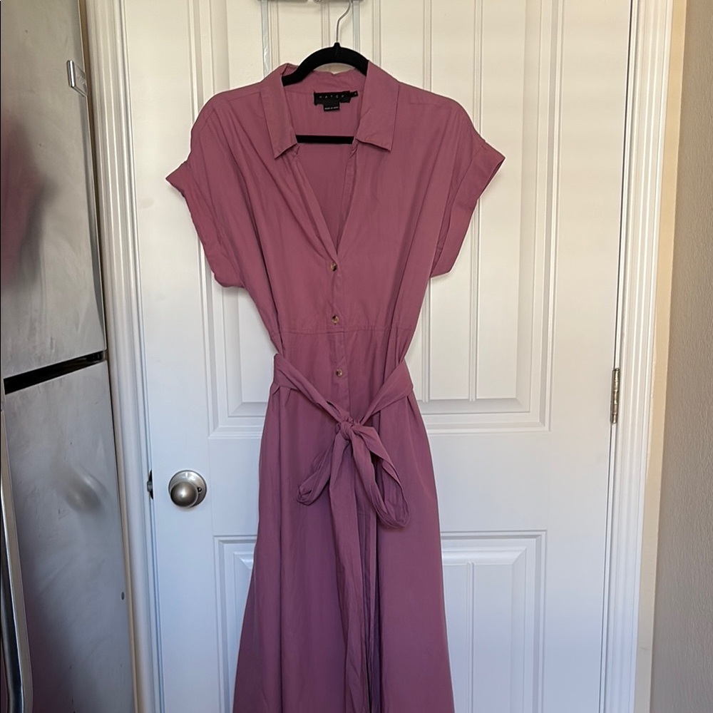 Hatch Maternity Silvina Shirt Dress Size 3(L/XL)